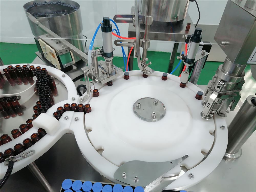 全自动西林瓶加塞轧盖机