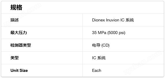 Dionex™ Inuvion™ IC 系統(tǒng)