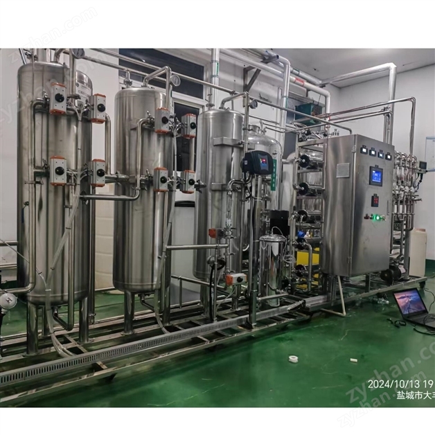 10噸/小時雙級反滲透+EDI純化水