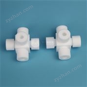 聚四氟乙烯PTFE閥門接頭純白色耐高低溫