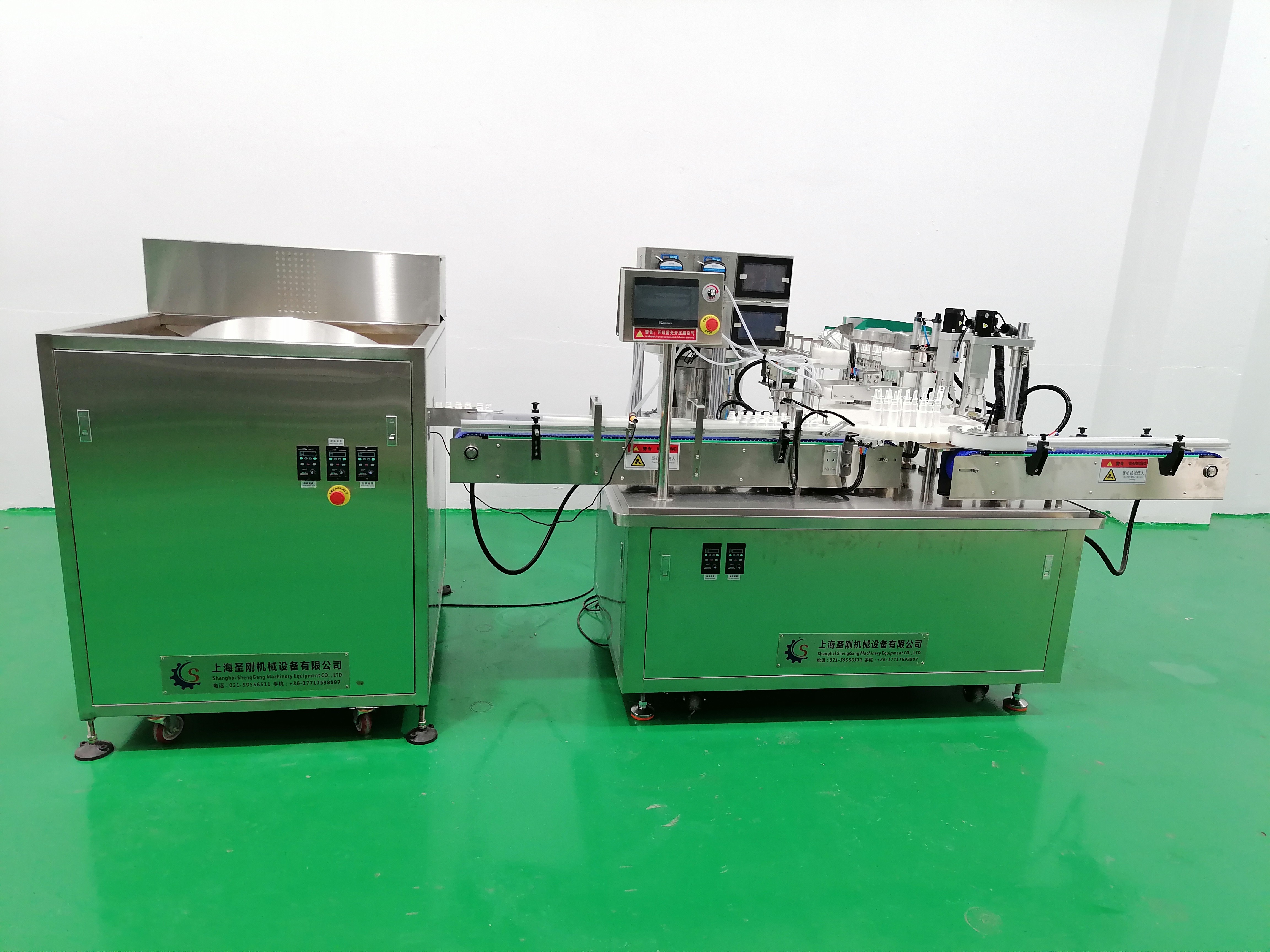 上海圣刚鼻腔口腔喷雾灌装封口一体机成为中小厂家优选设备
